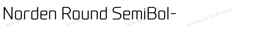 Norden Round SemiBol字体转换 Norden Round SemiBol字体转换